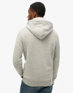 Superdry Cotton Vintage Logo Embroidered Zip Hoodie In Athletic Grey Marl For Men 10 Superdry Cotton Vintage Logo Embroidered Zip Hoodie In Athletic Grey Marl For Men -Mens Out Fit Deals 208286727 4