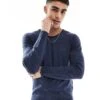 Superdry Merino Crew Jumper In Richest Navy For Men 2 Superdry Merino Crew Jumper In Richest Navy For Men -Mens Out Fit Deals 208286745 1 richestnavy