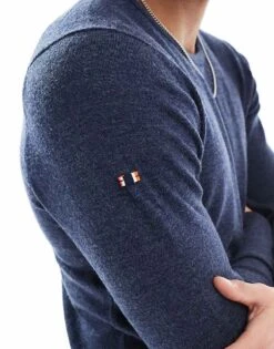 Superdry Merino Crew Jumper In Richest Navy For Men -Mens Out Fit Deals 208286745 3