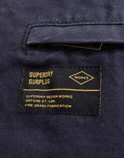 Superdry Cord Collar Ranch Jacket In French Navy For Men -Mens Out Fit Deals 208331962 4