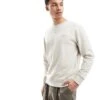 Superdry Essential Logo Crew Sweatshirt In Light Stone Beige For Men 1 Superdry Essential Logo Crew Sweatshirt In Light Stone Beige For Men -Mens Out Fit Deals 208335658 1 lightstonebeige