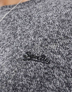 Superdry Essential Slim Fit Crew Jumper In Dark Charcoal Jaspe For Men 10 Superdry Essential Slim Fit Crew Jumper In Dark Charcoal Jaspe For Men -Mens Out Fit Deals 208348852 4
