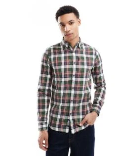 Superdry Cotton Vintage Check Shirt In Upstate Check Green For Men -Mens Out Fit Deals 208348866 1 upstatecheckgreen 1