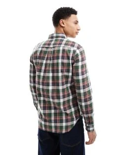Superdry Cotton Vintage Check Shirt In Upstate Check Green For Men -Mens Out Fit Deals 208348866 4