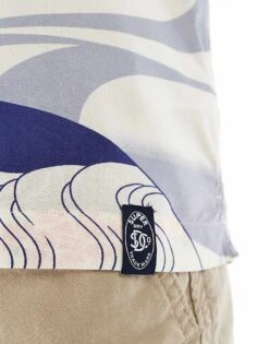 Superdry Hawaiian Shirt In Ryusunichiwa Off White For Men -Mens Out Fit Deals 208414544 3
